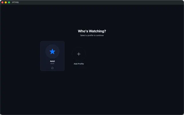 IPTV IQ interface